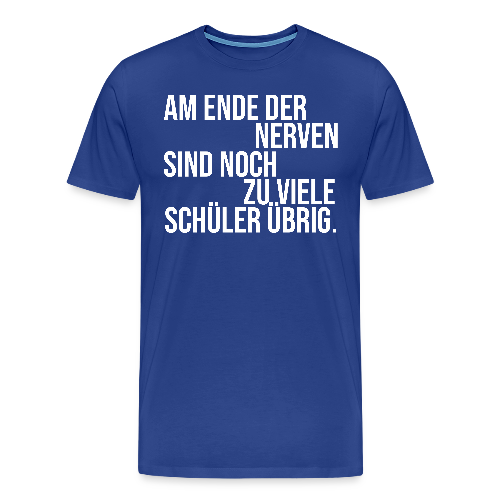 Zu viele Schüler - Männer Premium T-Shirt - Königsblau