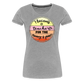 Money & Fame - Frauen Premium T-Shirt - Grau meliert