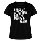 Money & Fame - Frauen Premium T-Shirt - Schwarz