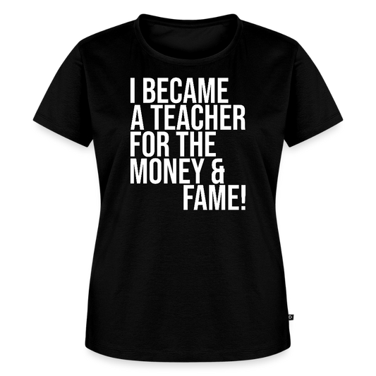 Money & Fame - Frauen Premium T-Shirt - Schwarz