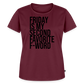 F-Word - Frauen Premium T-Shirt - Burgunderrot