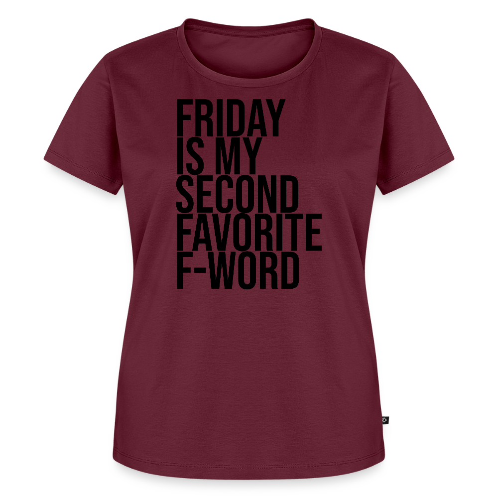 F-Word - Frauen Premium T-Shirt - Burgunderrot