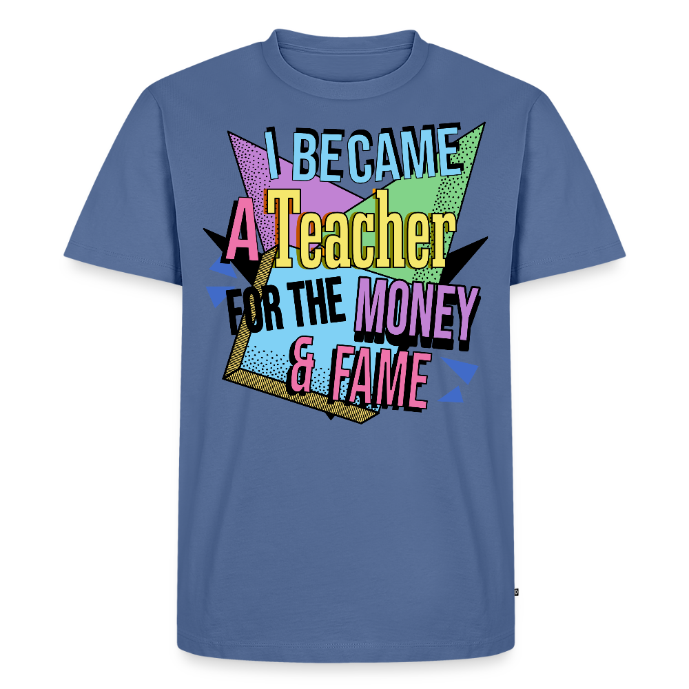 Money & Fame 90´s - Männer Premium T-Shirt - Taubenblau