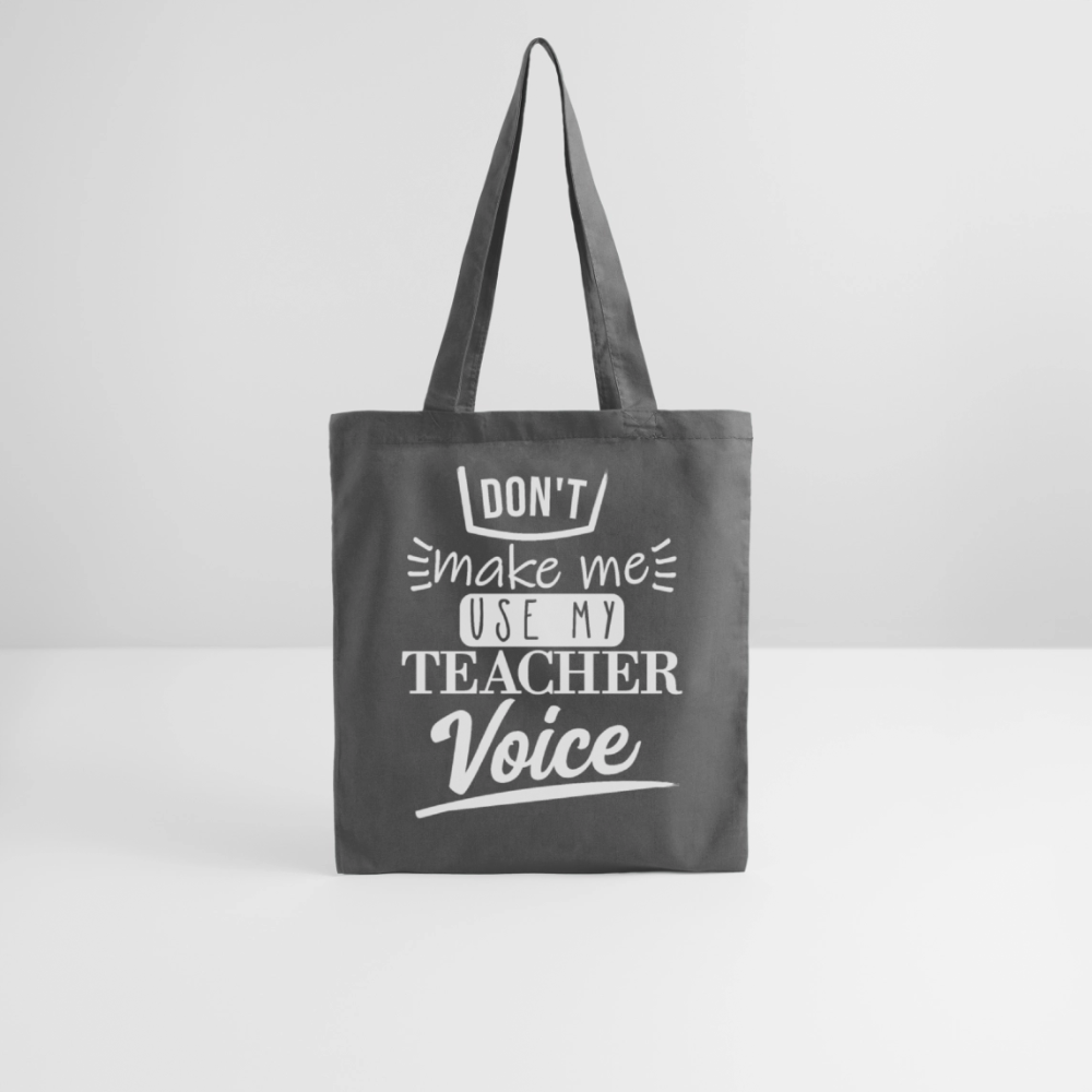 Teacher Voice - Stoffbeutel - Graphite