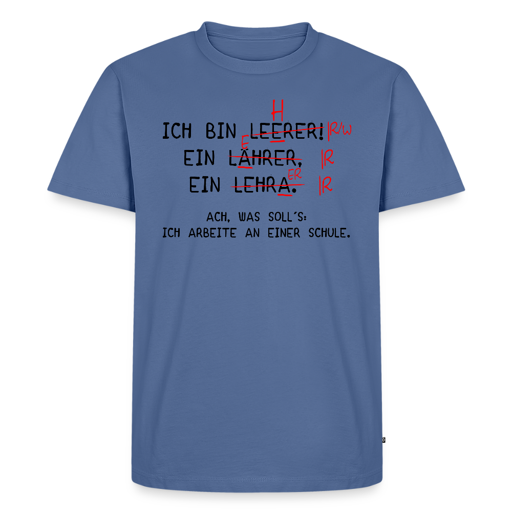 Ich bin Leerer. - Männer Premium T-Shirt - Taubenblau