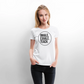 Inhale. Exhale. Teach. - Frauen Premium T-Shirt - Weiß