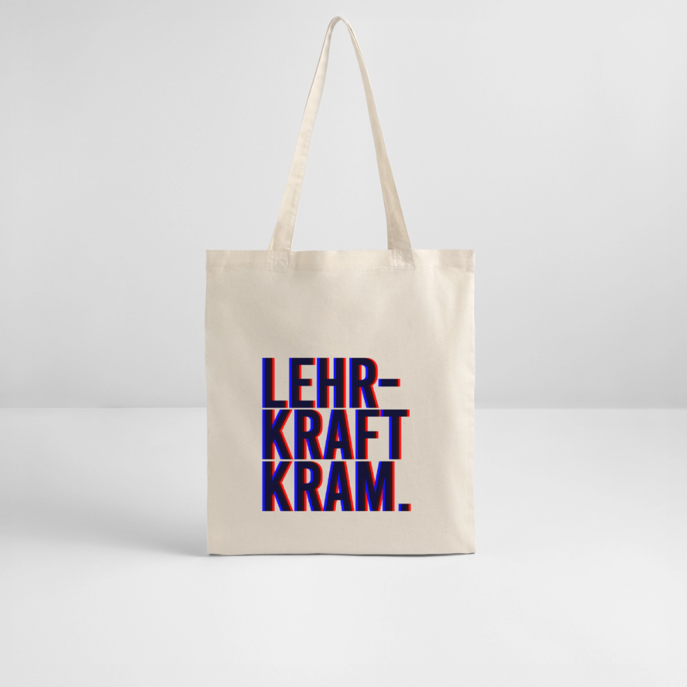 Lehrkraftkram -  Bio-Stoffbeutel - Natur