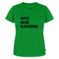 Kaffee, Kreide. Klassenbuch. - Frauen Premium T-Shirt - Grün