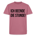 Ich beende die Stunde! - Männer Premium T-Shirt - Mauve