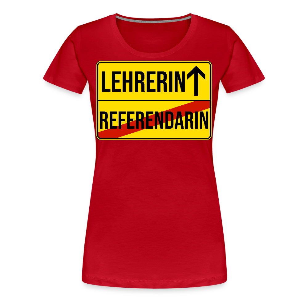 Lehrerin - Frauen Premium T-Shirt - Rot