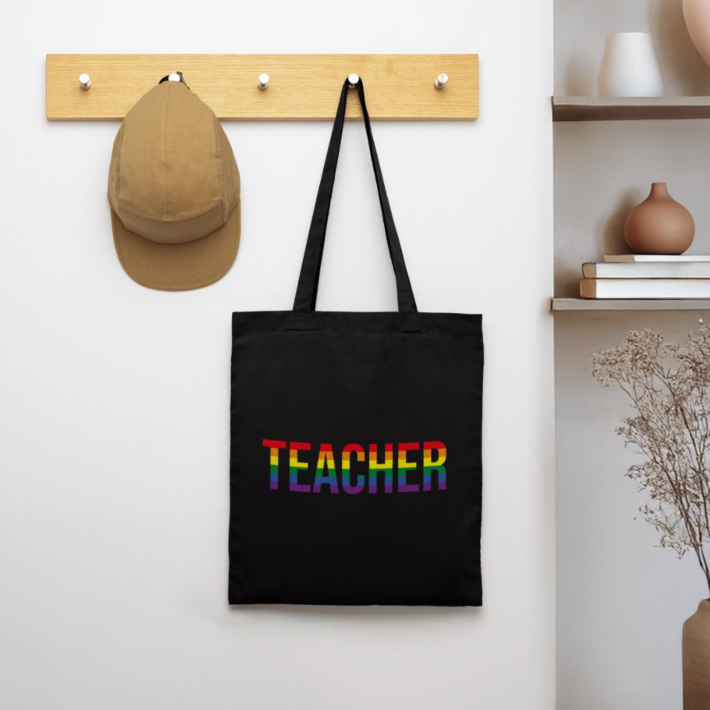 Teacher - Stoffbeutel - Schwarz