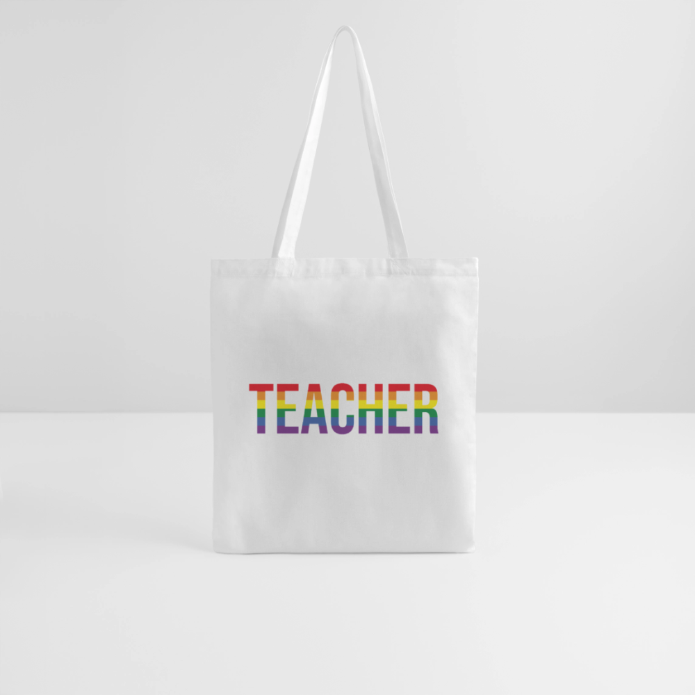 Teacher - Stoffbeutel - Weiß