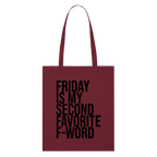 Friday - Bio-Stoffbeutel - Burgunderrot