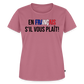 En francais s´il vous plait! - Frauen Premium T-Shirt - Mauve