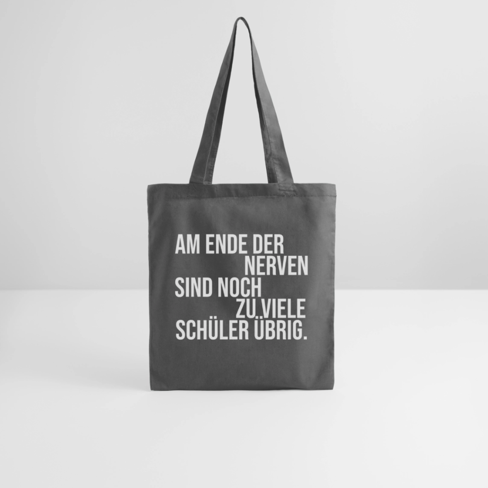 Zu viele Schüler - Stoffbeutel - Graphite