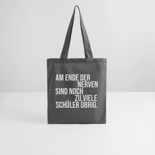 Zu viele Schüler - Stoffbeutel - Graphite