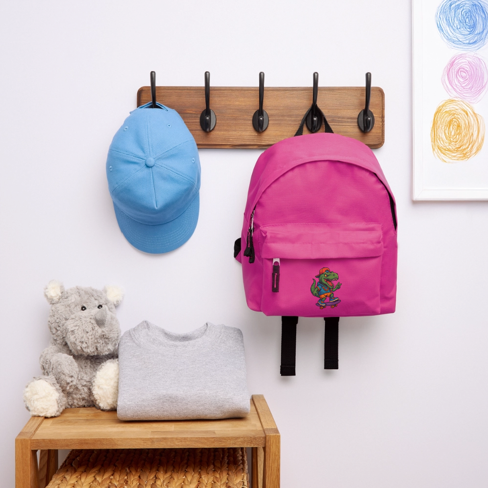 T-Rex - Kinder Rucksack - Fuchsia