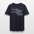 Grammatik - Männer Premium T-Shirt - Navy