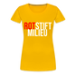 Rotstiftmilieu - Frauen Premium T-Shirt - Sonnengelb