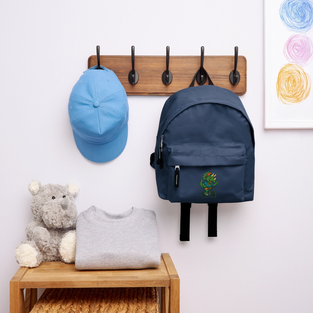 Triceratops - Kinder Rucksack - Navy