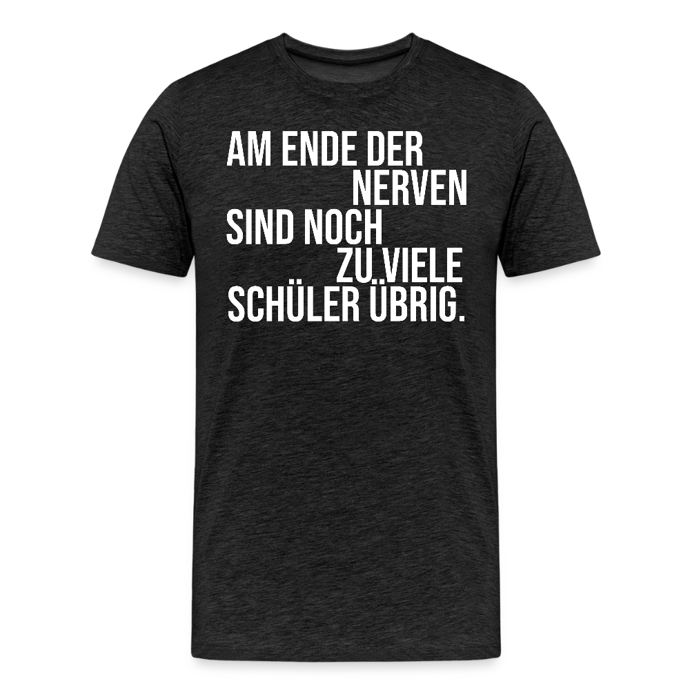 Zu viele Schüler - Männer Premium T-Shirt - Anthrazit