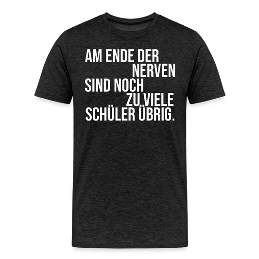 Zu viele Schüler - Männer Premium T-Shirt - Anthrazit
