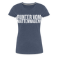 Mattenwagen - Frauen Premium T-Shirt - Blau meliert