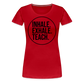 Inhale. Exhale. Teach. - Frauen Premium T-Shirt - Rot