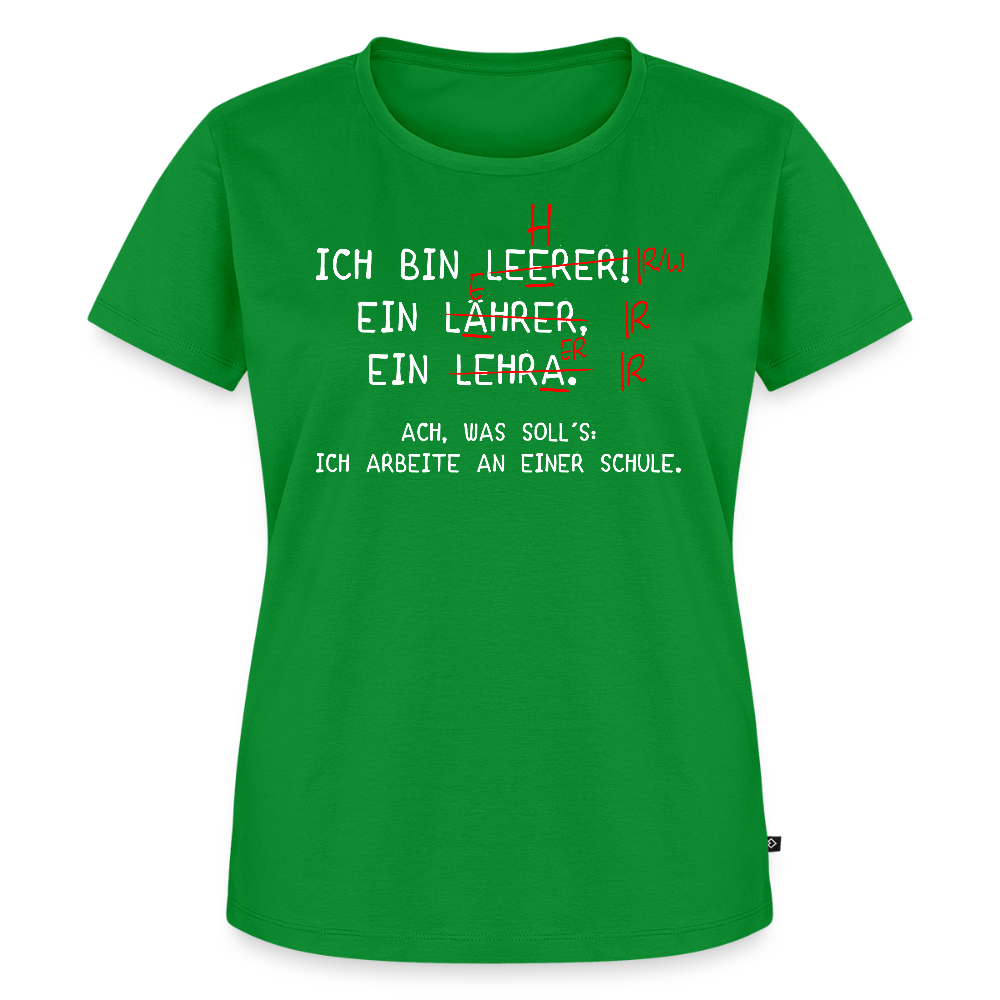 Ich bin Leerer - Frauen Premium T-Shirt - Grün