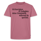 Grammatik - Männer Premium T-Shirt - Mauve