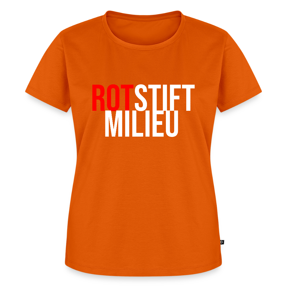 Rotstiftmilieu - Frauen Premium T-Shirt - Orange 