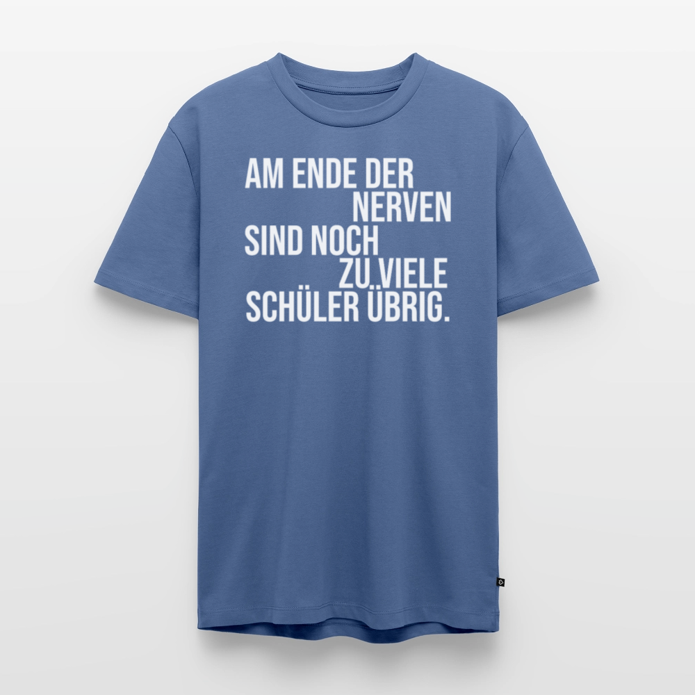 Zu viele Schüler - Männer Premium T-Shirt - Taubenblau