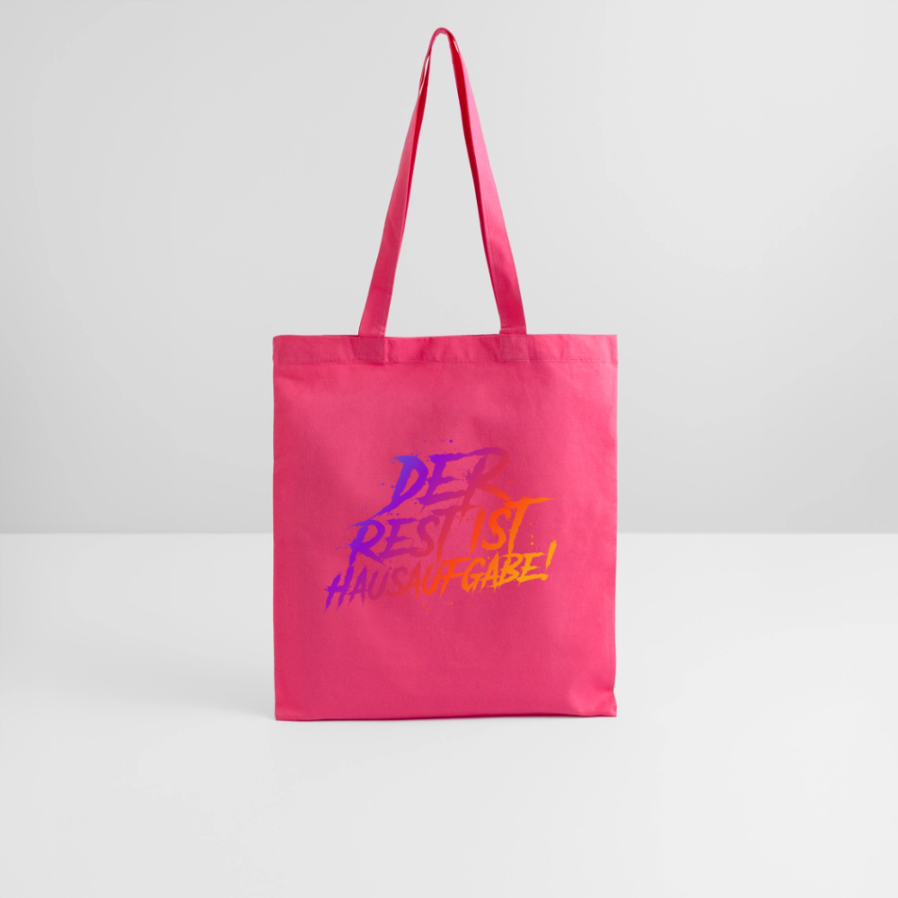 Der Rest ist Hausaufgabe! -  Stoffbeutel - Azalea