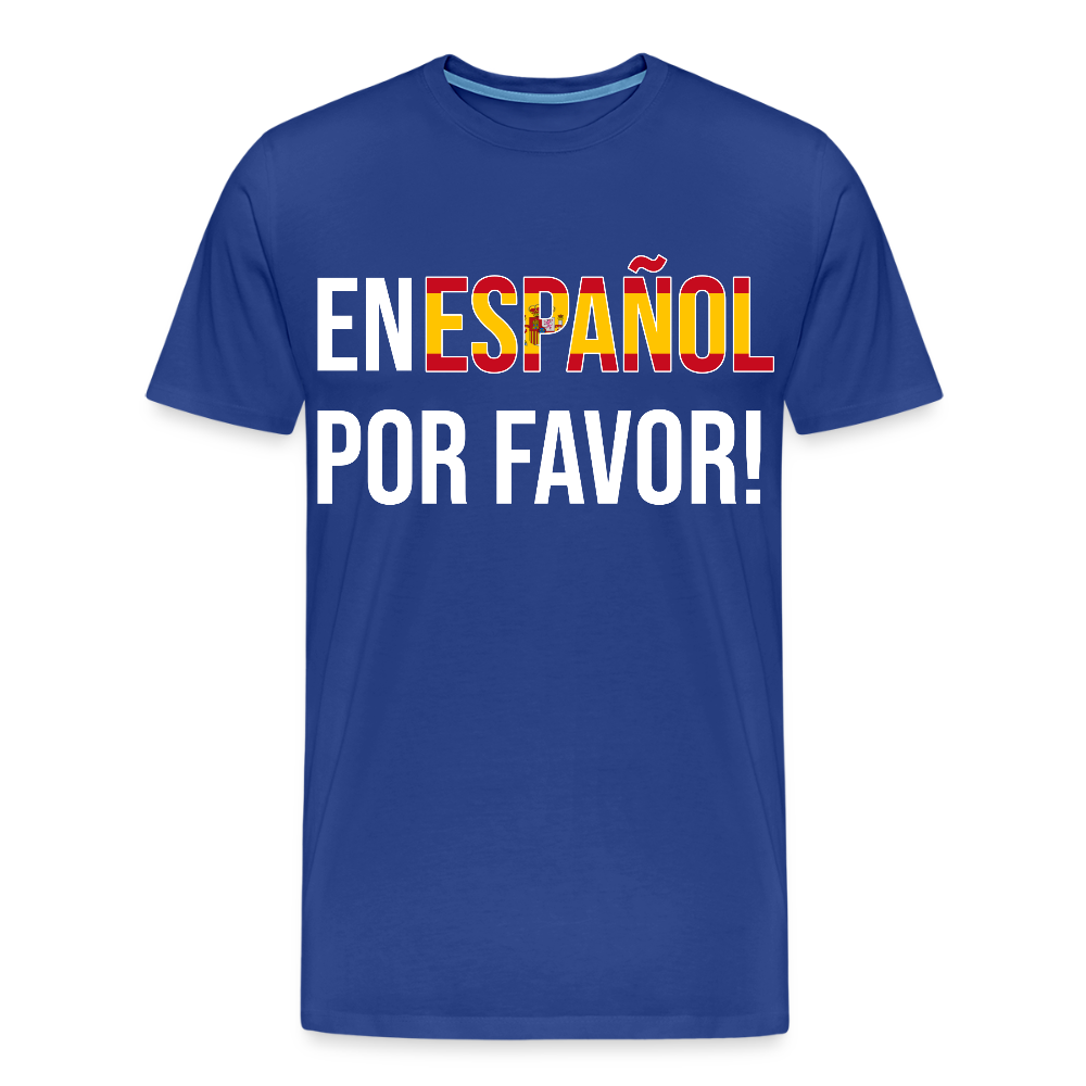 En Espanol por favor! - Männer Premium T-Shirt - Königsblau
