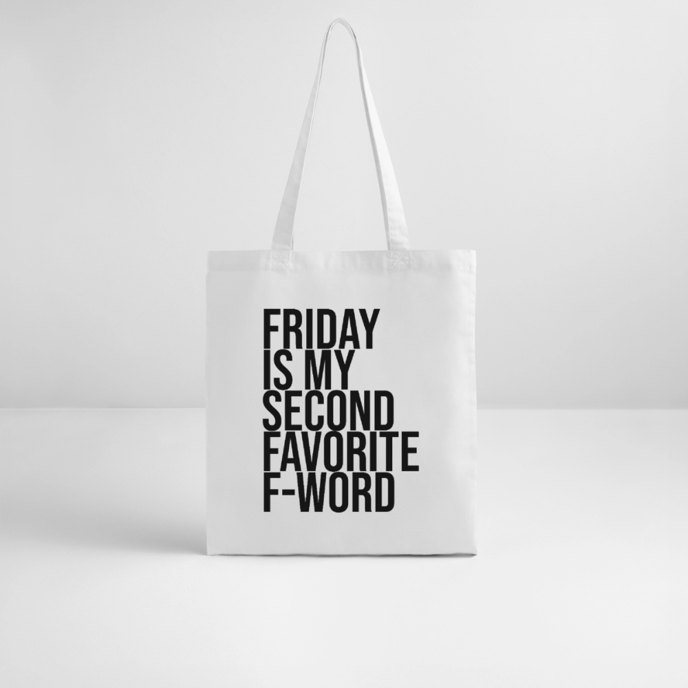 Friday - Bio-Stoffbeutel - Weiß