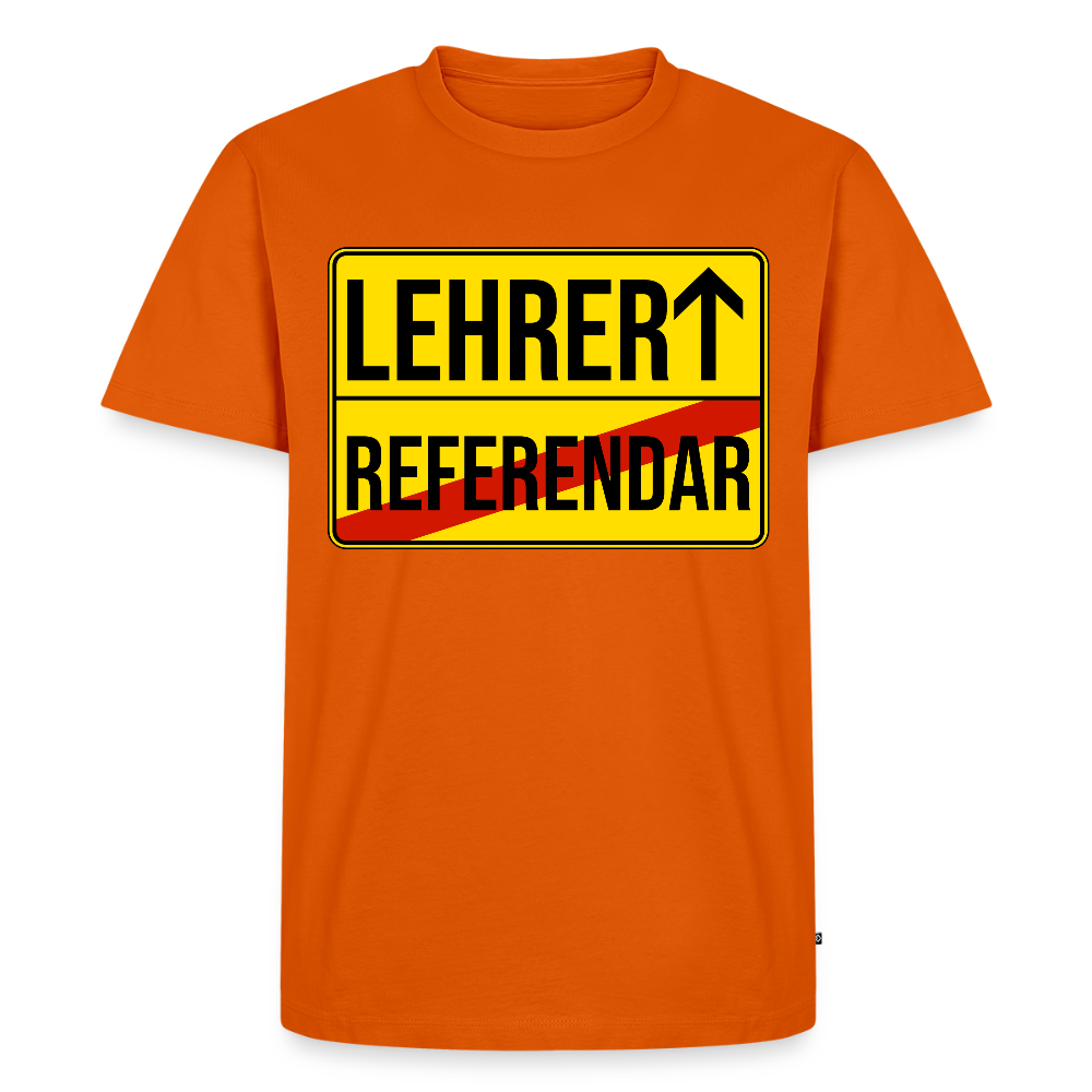 Lehrer - Männer Premium T-Shirt - Orange 