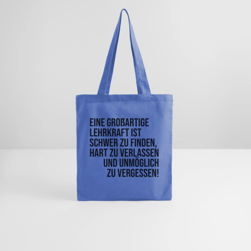 Großartige Lehrkraft - Stoffbeutel - Hellblau
