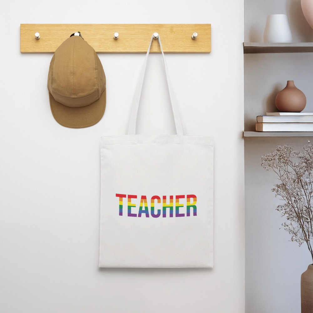 Teacher - Stoffbeutel - Weiß