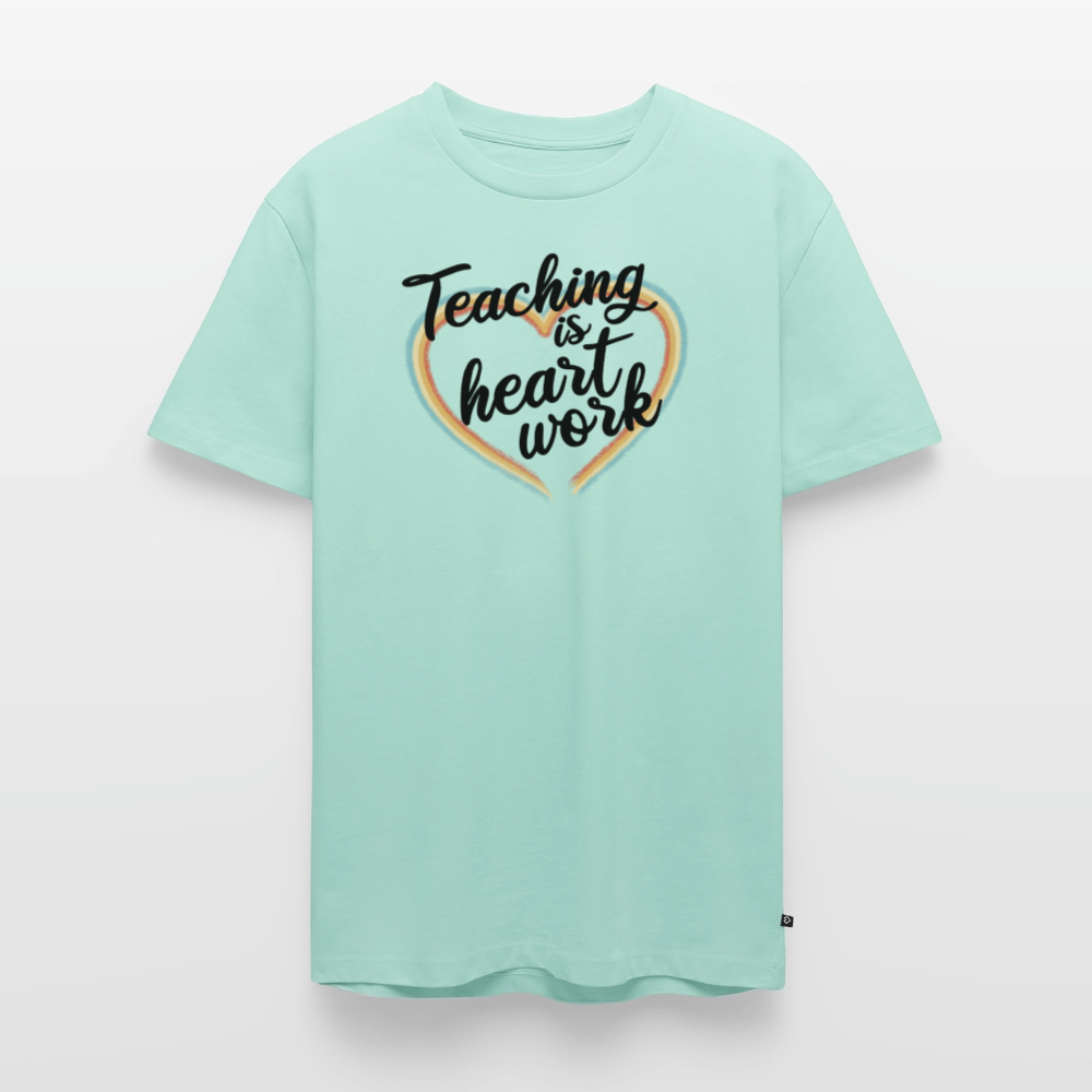 Heart work - Männer Premium T-Shirt - Mint 