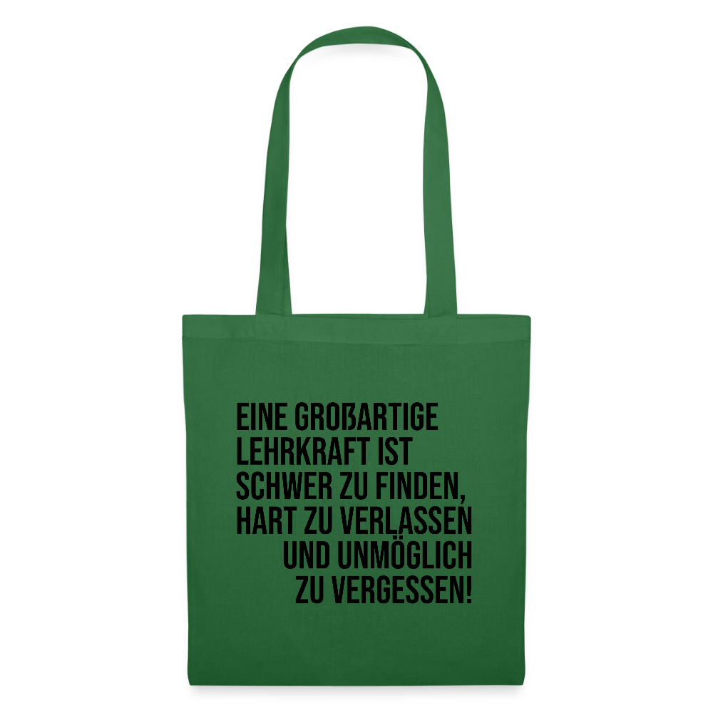 Großartige Lehrkraft - Stoffbeutel - Fichte