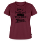 Teacher voice - Frauen Premium T-Shirt - Burgunderrot