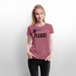In english please! - Frauen Premium T-Shirt - Mauve