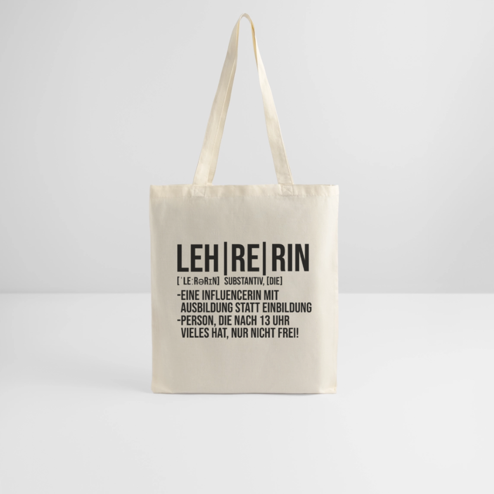 Leh-re-rin Stoffbeutel - Natur