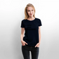 Kaffee, Kreide. Klassenbuch. - Frauen Premium T-Shirt - Navy