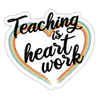 Heart Work -  Sticker - Mattweiß