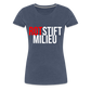 Rotstiftmilieu - Frauen Premium T-Shirt - Blau meliert