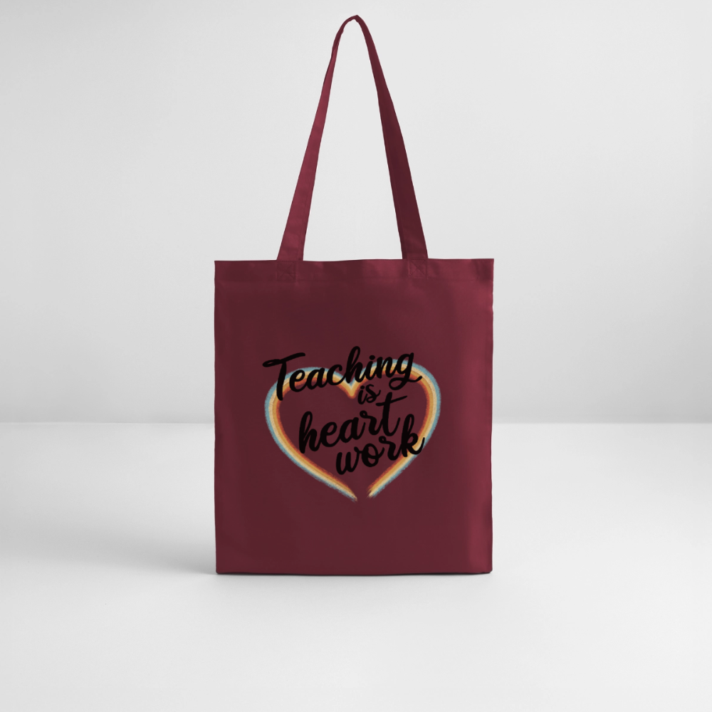 teaching - Bio-Stoffbeutel - Burgunderrot