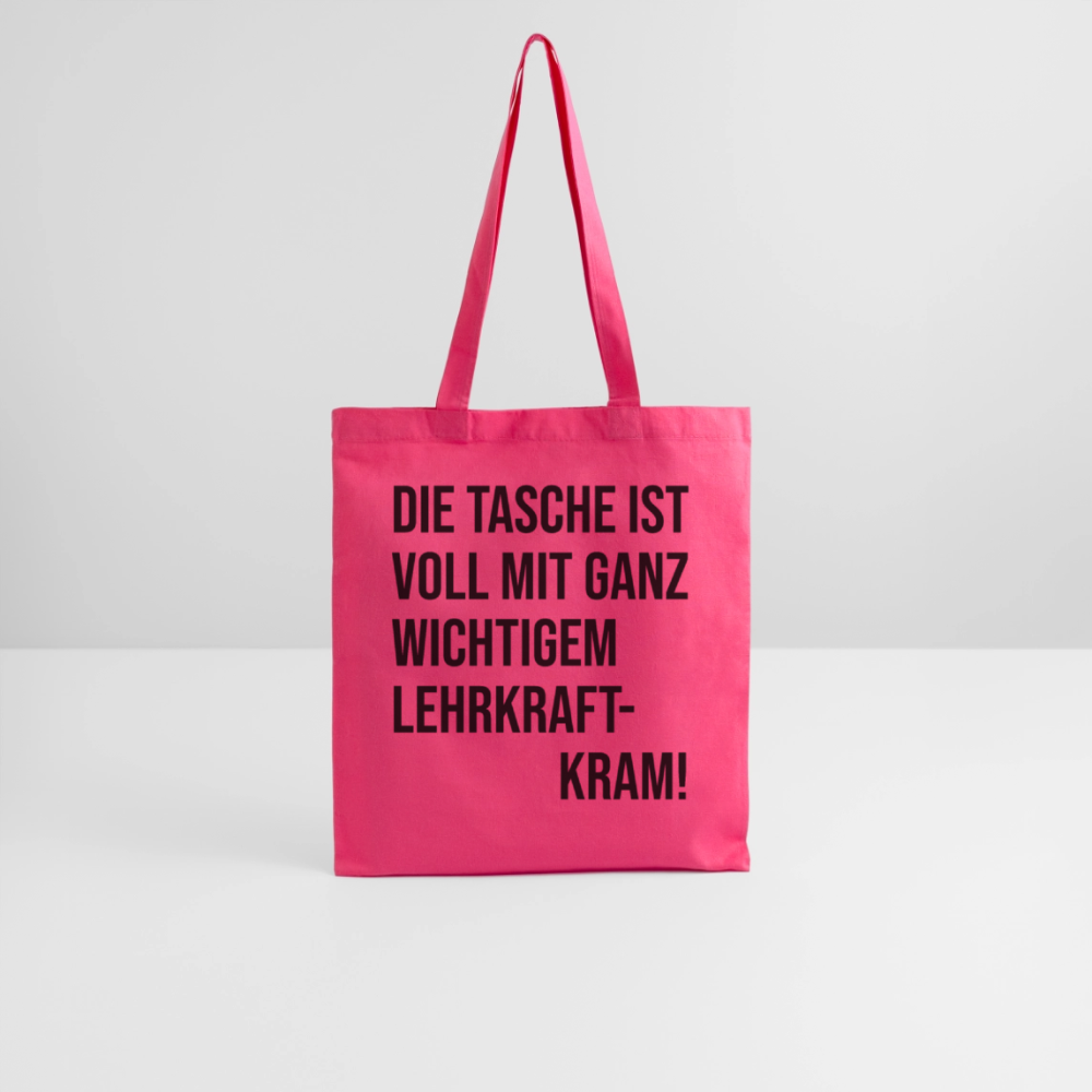 Lehrkraftkram - Stoffbeutel - Azalea