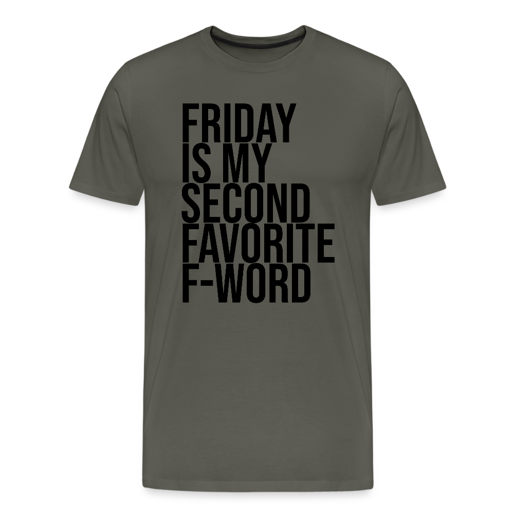 F-Word - Männer Premium T-Shirt - Asphalt