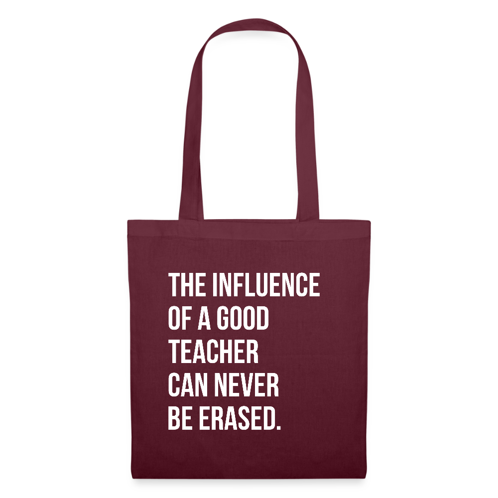 Teacher influence - Stoffbeutel - Burgunderrot